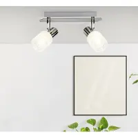Brilliant Design plafondspot Lea 2-lichts grijs