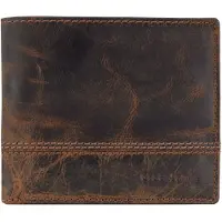 Greenland Klassieke portemonnee leer 12,5 cm - Dames - Horizontaal - brown