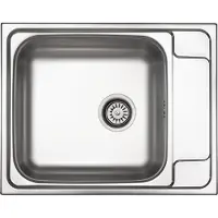 Deante RVS spoelbak met één kom en afvoerbak