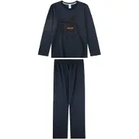 Sanetta Nachtkledij marine / oranje / zwart