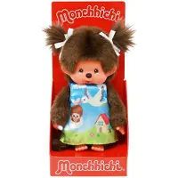 Monchhichi Mädchen mit Storchen-Kleid