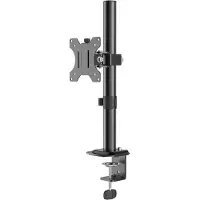 Hama Monitorarm - 1 monitor - in hoogte verstelbaar - zwenk, kantelbaar - Zwart