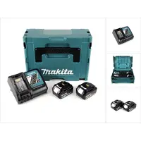 Makita Gereedschap batterijen + laders, Energypack 2 x 18V / 5.0AH + LG (18 V)
