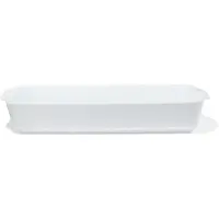 HEMA Ovenschaal 31x19x5.5cm porselein wit (wit)