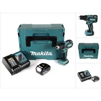 Makita DDF 459 RT1J accuboormachine 18 V 45 Nm in Makpac + 1x 5,0 Ah accu + oplader