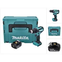 Makita DDF 485 F1J Akku Bohrschrauber 18 V 50 Nm Brushless + 1x Akku 3,0 Ah + Makpac - ohne Ladegerä (Oplaadbare batterij)