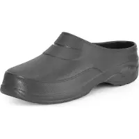 Ladeheid Unisex Clogs Tuinklompen - Tuinschoenen - Lichte - Dames - Heren - Grafiet – 45 – LA-KL-037
