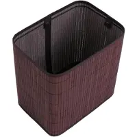 MCW Opbergmand -C21, opbergmand organisatiedoos sorteerdoos plankmand, bamboe ~ bruin