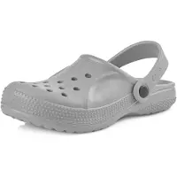 Ladeheid Clogs Kinderen - Tuinschoenen - Lichte - Kinderschoenen - Meisjes - Jongens – Grijs – 26 – LA-KL-055