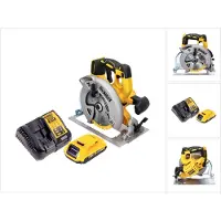 DeWalt DCS 570 D1 accu-handcirkelzaag 18 V 184 mm borstelloos + 1x accu 2,0 Ah + oplader