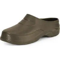 Ladeheid Unisex Clogs Tuinklompen - Tuinschoenen - Lichte - Dames - Heren - Bruin – 41 – LA-KL-037