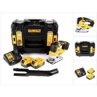 DeWalt DCS 334 P2 accu pendelzaag 18V borstelloos + 2x accu 5,0Ah + oplader + TSTAK