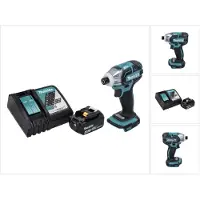Makita DTS 141 RM1 Accu-impulsmoersleutel 18 V 40 Nm 1/4" Borstelloos + 1x accu 4.0 Ah + lader (Oplaadbare batterij)
