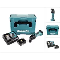 Makita DTM 50 RF1J 18V Li-Ion accu multifunctioneel gereedschap in Makpac + 1x 3,0 Ah accu + 1x oplader