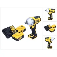 DeWalt DCF 892 P2 accu-slagmoersleutel 18 V 812 Nm 1/2" borstelloos + 2x oplaadbare accu 5.0 Ah + lader