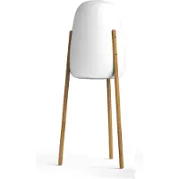 Newgarden Rocket 145 vloerlamp In & Uit Rocket, dimbaar, hout licht, Hout