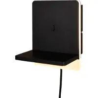 TRIO FAIRFIELD - Wandlamp - Zwart mat - incl. 1x SMD 9 W - Bewegingssensor - Niet extern dimmerbaar