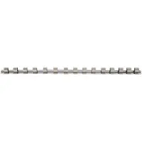 Bgs 2540: Bevestigingsrail met 15 clips, 12,5 (1/2)