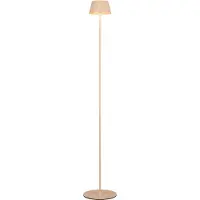 TRIO Oplaadbare vloerlamp Suarez zandkleurig