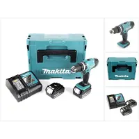 Makita DHP 453 RFJ accu klopboormachine 18V 42Nm + 2x accu 3.0Ah + lader + Makpac