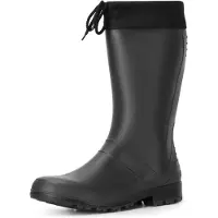 Ladeheid Dames en Heren Regenlaarzen - Waterdicht - PVC - LA-LMG-958-Axel - Zwart - 45