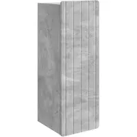 vidaXL Wandkast Betongrijs 33 x 34,5 x 94 cm Bewerkt hout