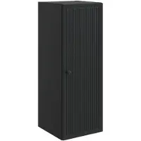 vidaXL Wandkast Zwart 33 x 34,5 x 90 cm Bewerkt hout