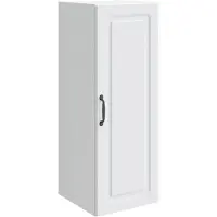 vidaXL Wandkast 33 x 34,5 x 90 cm Bewerkt hout Wit