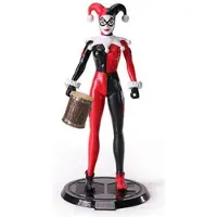 Noble Collection DC Comics - Bendyfigs - Harley Quinn Jester Outfit