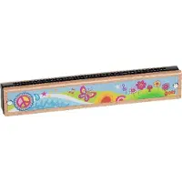 Goki Harmonica - - Vrede en Liefde - 24 ton - Hout en plastic - Voor kinderen vanaf 3 jaar