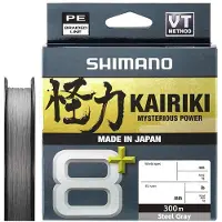 Shimano Fishing Line Kairiki 8+ Braided Line 300 M Transparant 0.190 mm