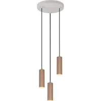 Valotorni Hanglamp Soka 3-lichts mokka bruin