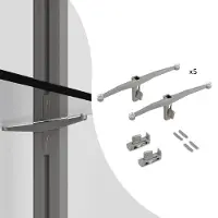 Emuca Zero Support-game Voor Een Glazen Plank