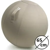 Bckz Ergonomische Zitbal 65cm met Hoes – Bureaustoel Bal voor Kantoor & Thuis – Zandgrijs