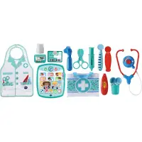 Vtech Verzorg & Leer Speelgoeddoktersset - Educatief Speelgoed - Inclusief 15 accessoires - Met Gezongen Liedjes
