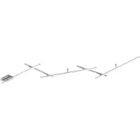 TRIO LED-plafondlamp Indira, dimbaar, alu / grijs / zink, Woon-/ Eetkamer, metaal, Modern, LED plafondlamp