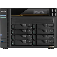 Asustor Lockerstor 8 Gen3 NAS 8-Bay AMD Ryzen V3C14 CPU, 16 GB ECC DDR5 RAM, 0/8 HDD/SSD