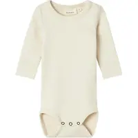 Lil´ Atelier BABY romper NBNGAYO ecru Jongens/Meisjes Katoen Ronde hals - maat 92