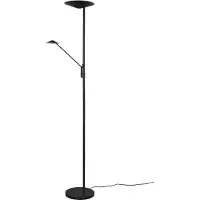 TRIO Zwarte led leeslamp Brantford