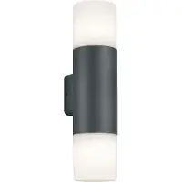 TRIO Wandlamp buiten | Up & Down | E27 | Hoosic | IP44 | Antraciet |