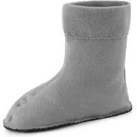 Ladeheid Sokken voor Regenlaarzen - Kinderen - Fleecesokken - LA-LA40-229-WW - Grijs - 28/29