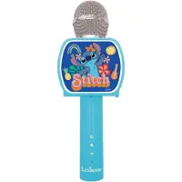 Disney Stitch Draadloze Microfoon met luidspreker, stemvervormer, uitschuifbare telefoonhouder en Bluetooth-optie