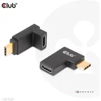 Club 3D USB TYPE-C GEN 2 ANGLED ADAPTER SET OF 2 UP TO 4K120HZ 10GBPS DATA
