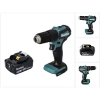 Makita DHP 483 T1 accu klopboormachine 18 V 40 Nm borstelloos + 1x accu 5,0 Ah - zonder oplader