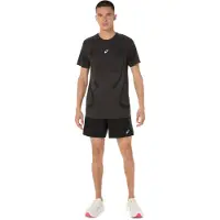 Asics Functioneel shirt 'Road' antraciet / zwart / wit