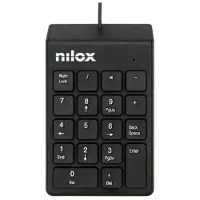 Nilox NUMERIEK TOETSENBORD, Mini, met kabel, USB, zwart