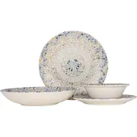Bonna serviesset - Luca Mosaic - 24-delig - voor 6 personen - porselein