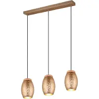 RL LIVE YOUR LIGHT REALITY BIDAR - Hanglamp - Koffie - excl. 3x E27 28W
