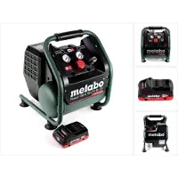 Metabo Power 160-5 18 LTX BL OF Snoerloze compressor 18 V 8,0 bar Brushless + 1x LiHD accupack 4,0 Ah - zonder lader