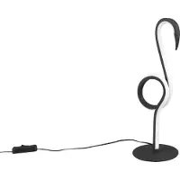 TRIO REALITY INGO - Tafellamp - Zwart mat - incl. 1x SMD 6 W - Snoerschakelaar